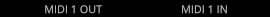 MIDI IO ports