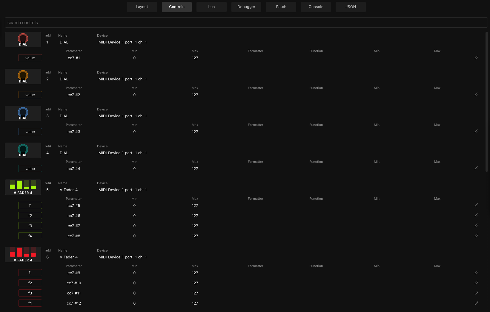 Controls
