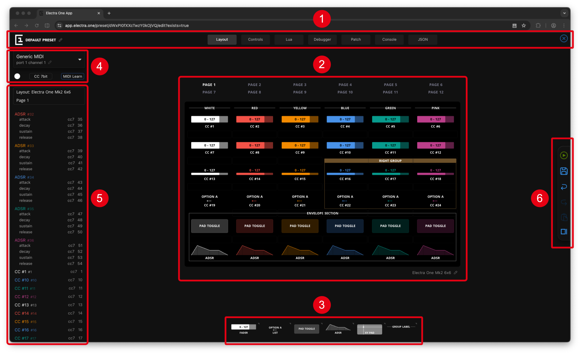 Editor components