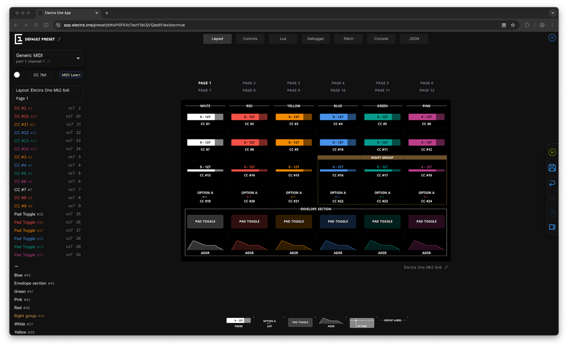 Editor overview