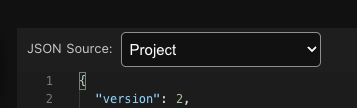 JSON selection