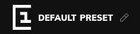 Preset name