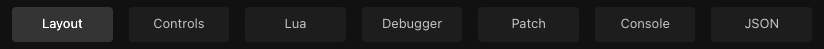 View tabs