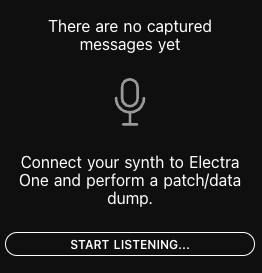 Patch Editor No captured messages