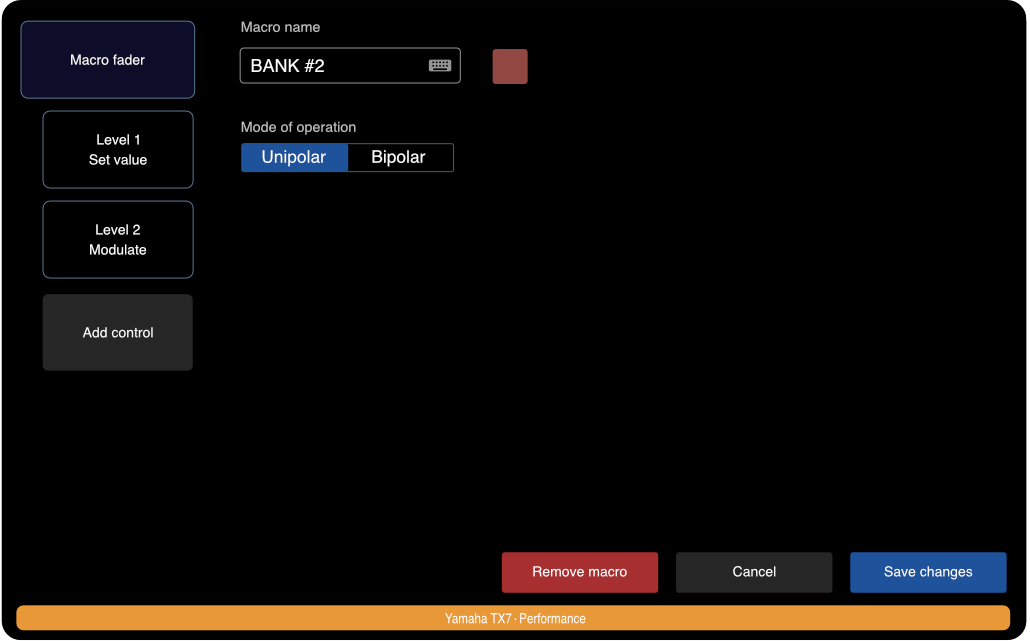Edit macro general