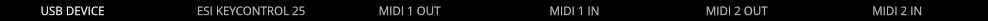 Status bar