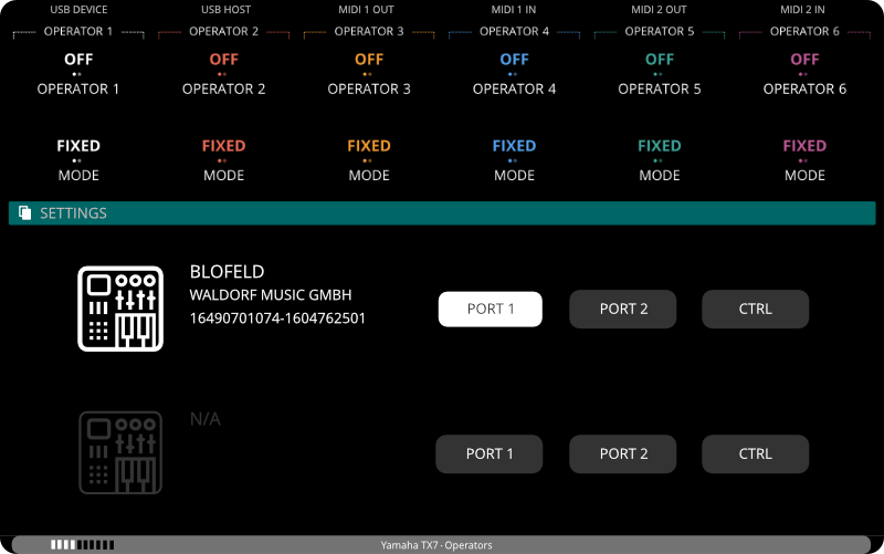 USB Host selection