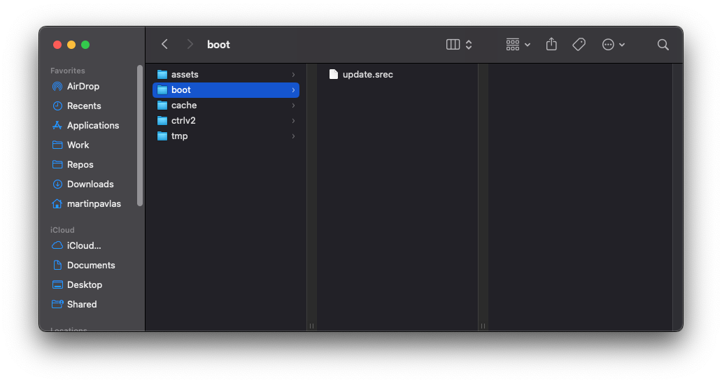 The boot folder