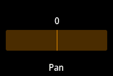 Pan at zero