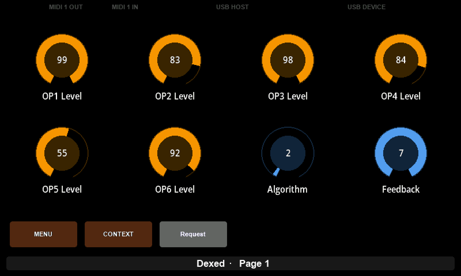 The controls after a dump