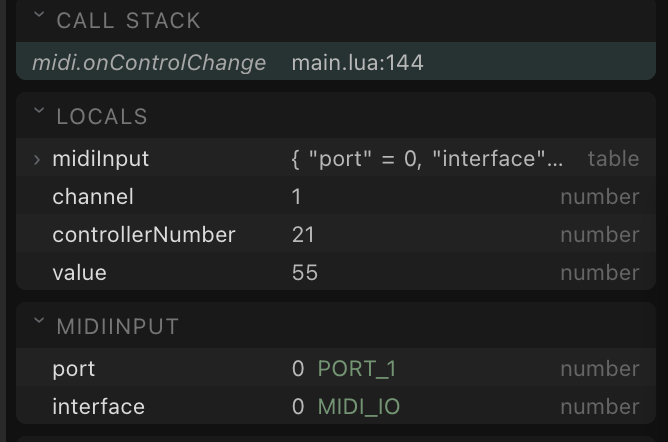 A MIDI callback