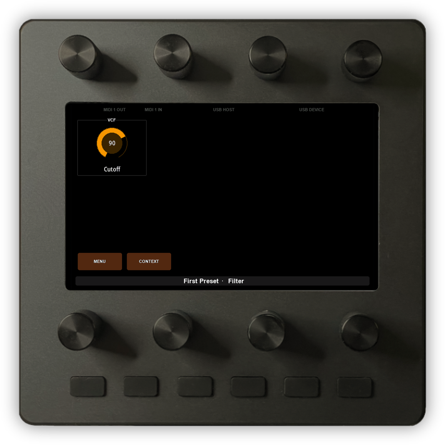 First Preset on an Electra One Mini