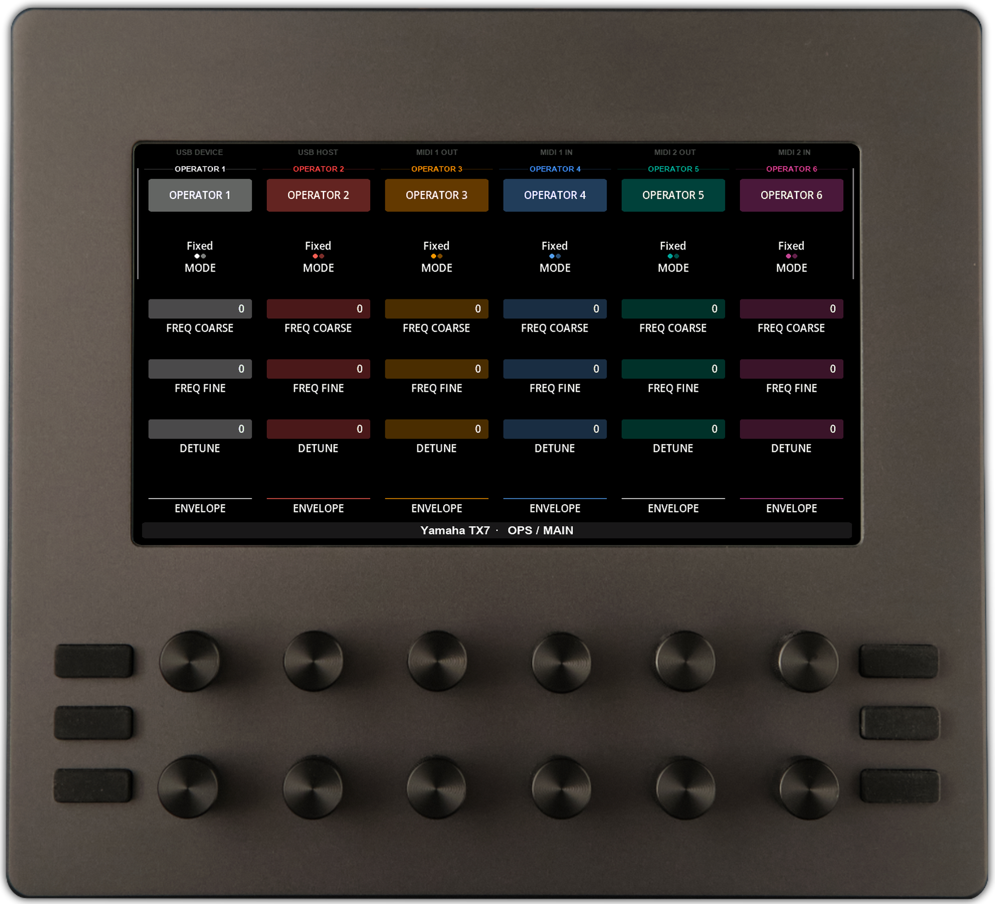 The preset loaded on Electra One