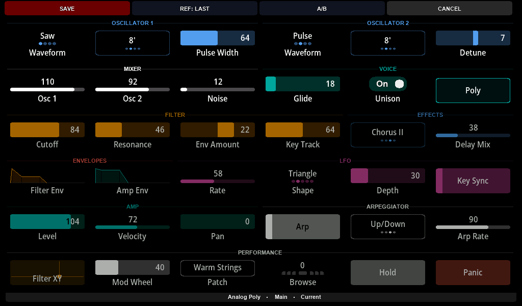 The snapshot tool bar