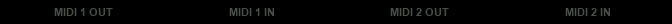 MIDI IO ports