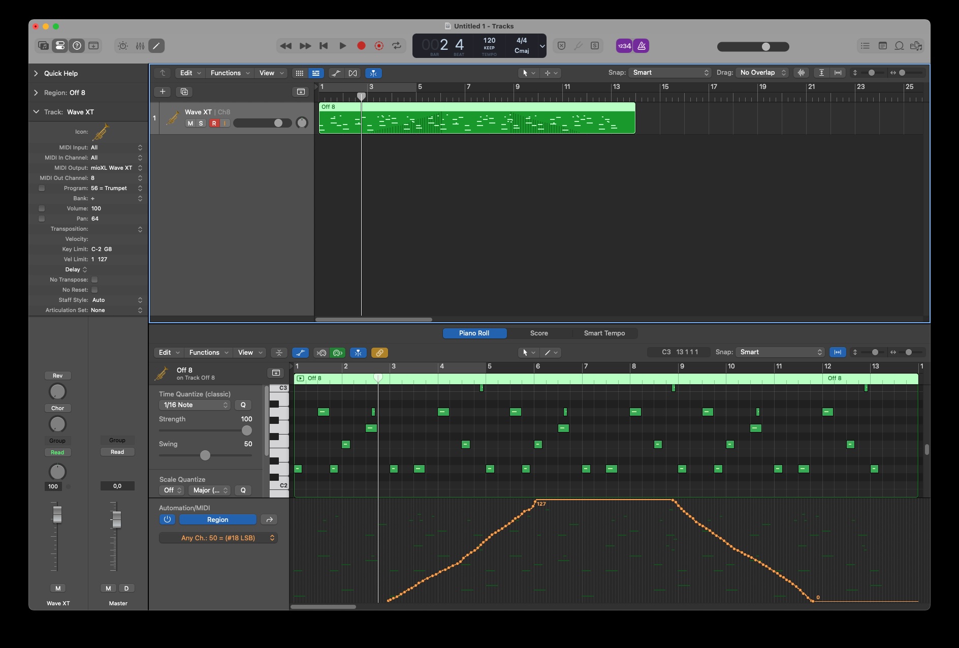 Recorded track