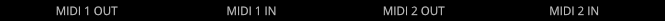MIDI IO ports